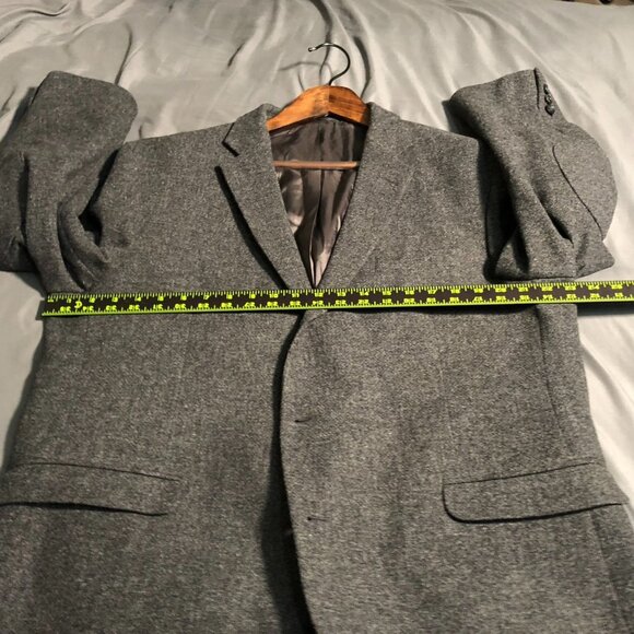 Kenneth Cole New York Men's  Blazer Jacket 48R Wool Gray Double Button Workwear - Picture 5 of 15